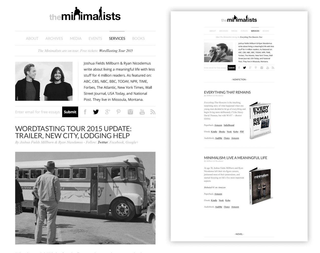 the-minimalists-website-by-spyr